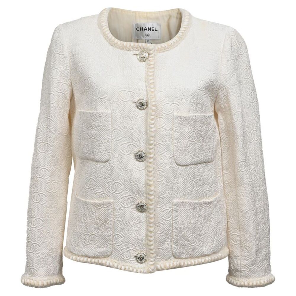 Chanel 2021 Le Château des Dames Evening Jacket in Ecru Wool